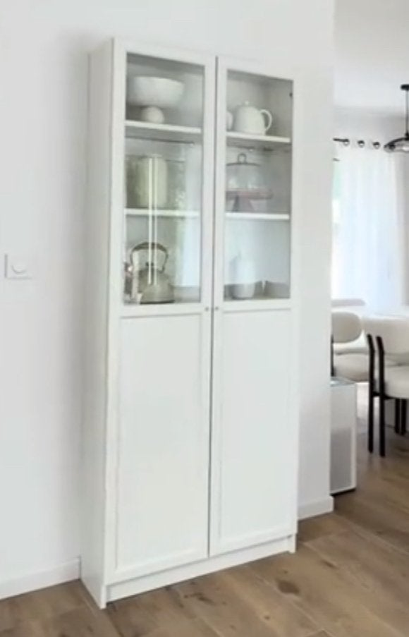 Bibliotheque billy blanche ikea, Maison & Meubles, 25 à 50 cm, Comme neuf, 100 à 150 cm, Enlèvement