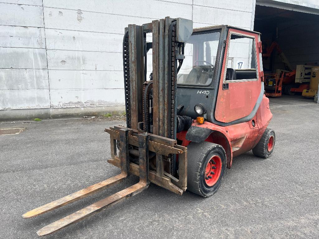 Heftruck linde 4t diesel Triplex, Doe-het-zelf en Bouw, Ophalen, Gebruikt