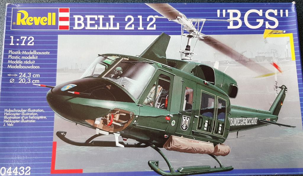 Hélicoptère REVELL 1:72 BELL BGS, Hobby & Loisirs créatifs, Enlèvement ou Envoi, Revell, Comme neuf, 1:72 à 1:144