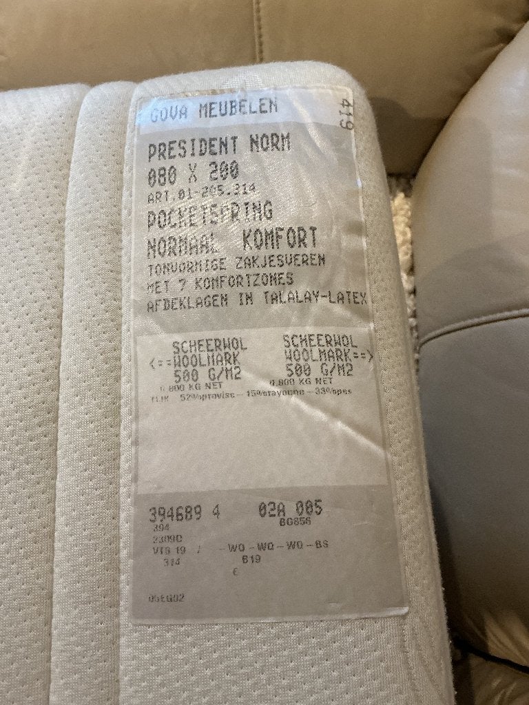 2 matrassen, Huis en Inrichting, Slaapkamer | Matrassen en Bedbodems, Ophalen, Eenpersoons, Zo goed als nieuw, 80 cm