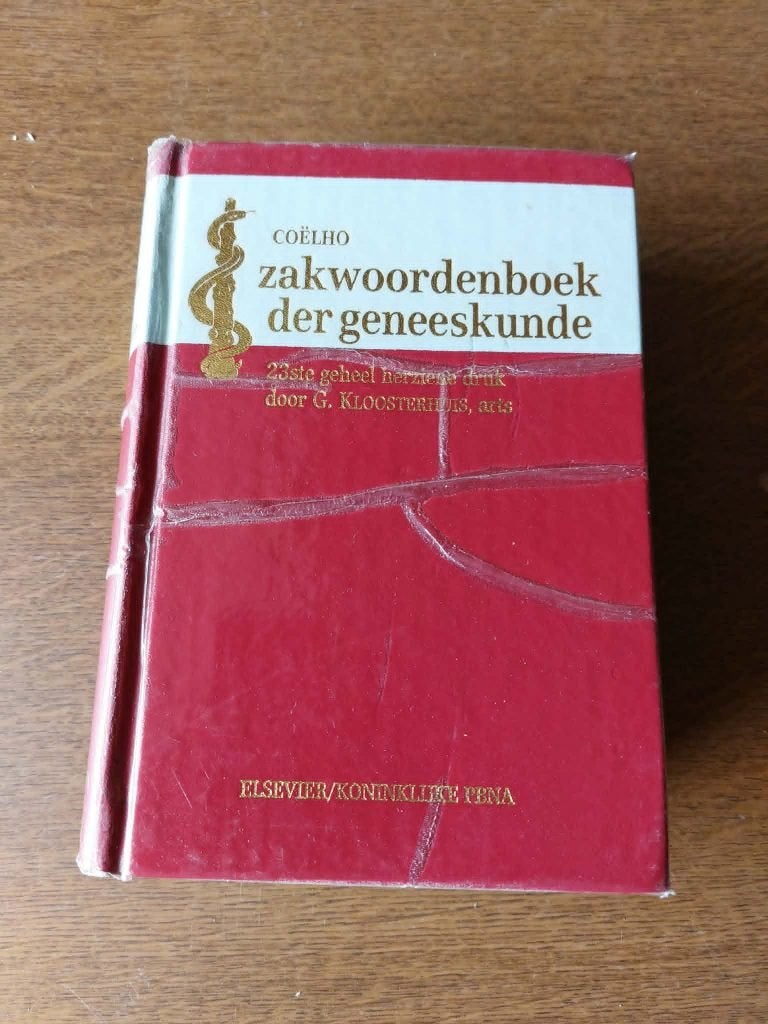 Zakwoordenboek der geneeskunde in gebruikte staat 1, Antiek en Kunst, Ophalen