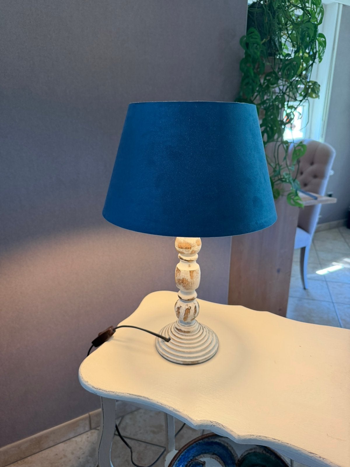 Lamp 30 hoog plus kap 18 hoog, Huis en Inrichting, Ophalen, Zo goed als nieuw