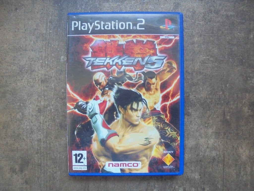 Tekken 5 voor PS2 (zie foto's), Consoles de jeu & Jeux vidéo, Enlèvement ou Envoi, 2 joueurs, À partir de 12 ans, Combat