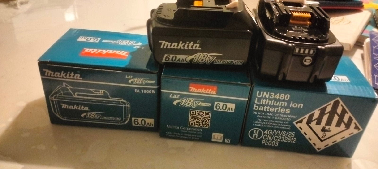 batterie Makita 6ah, Bricolage & Construction, Enlèvement ou Envoi
