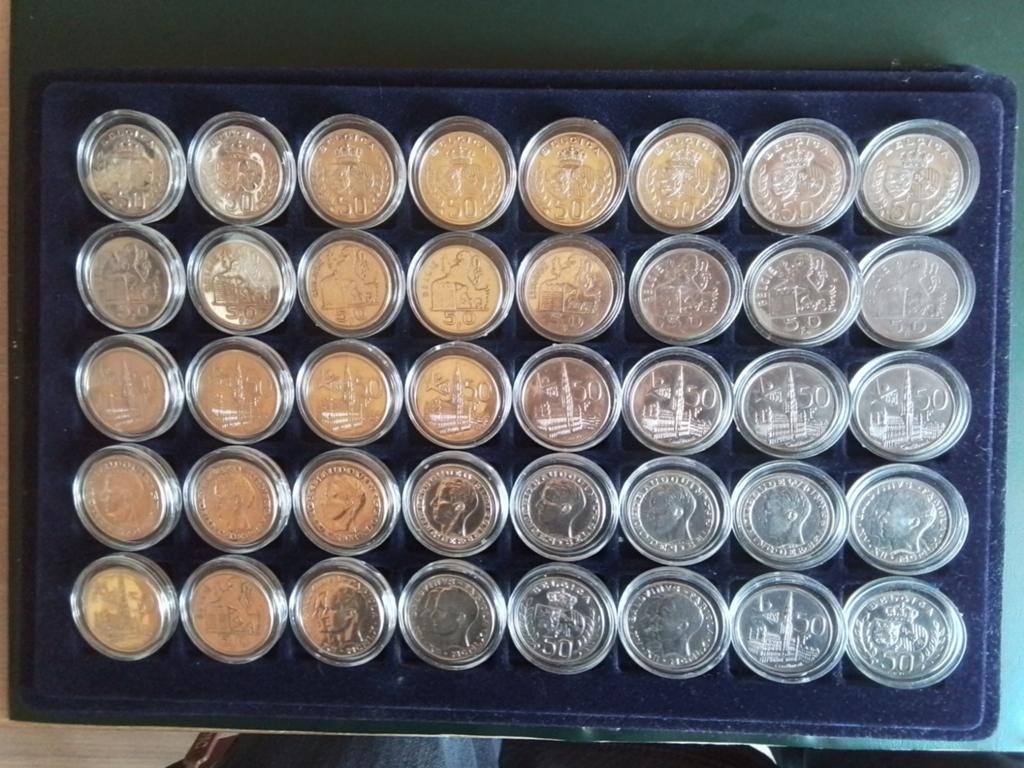 40 zilverstukken van 50 frank.   Bieden vanaf 800 euro, Postzegels en Munten, Ophalen of Verzenden