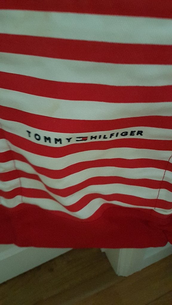 Mooie strandtas Tommy H, Ophalen, Zo goed als nieuw, Rood
