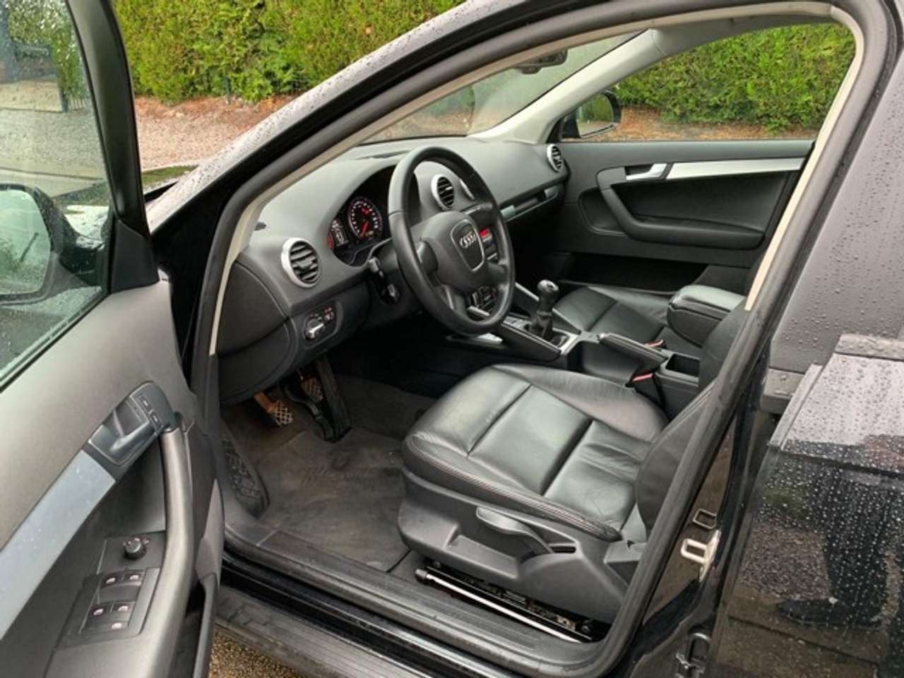 RARE EURO 6 – AUDI A3 SPORTBACK 1.9 TDI, Auto's, Euro 6, Zwart, Leder, 5 deurs