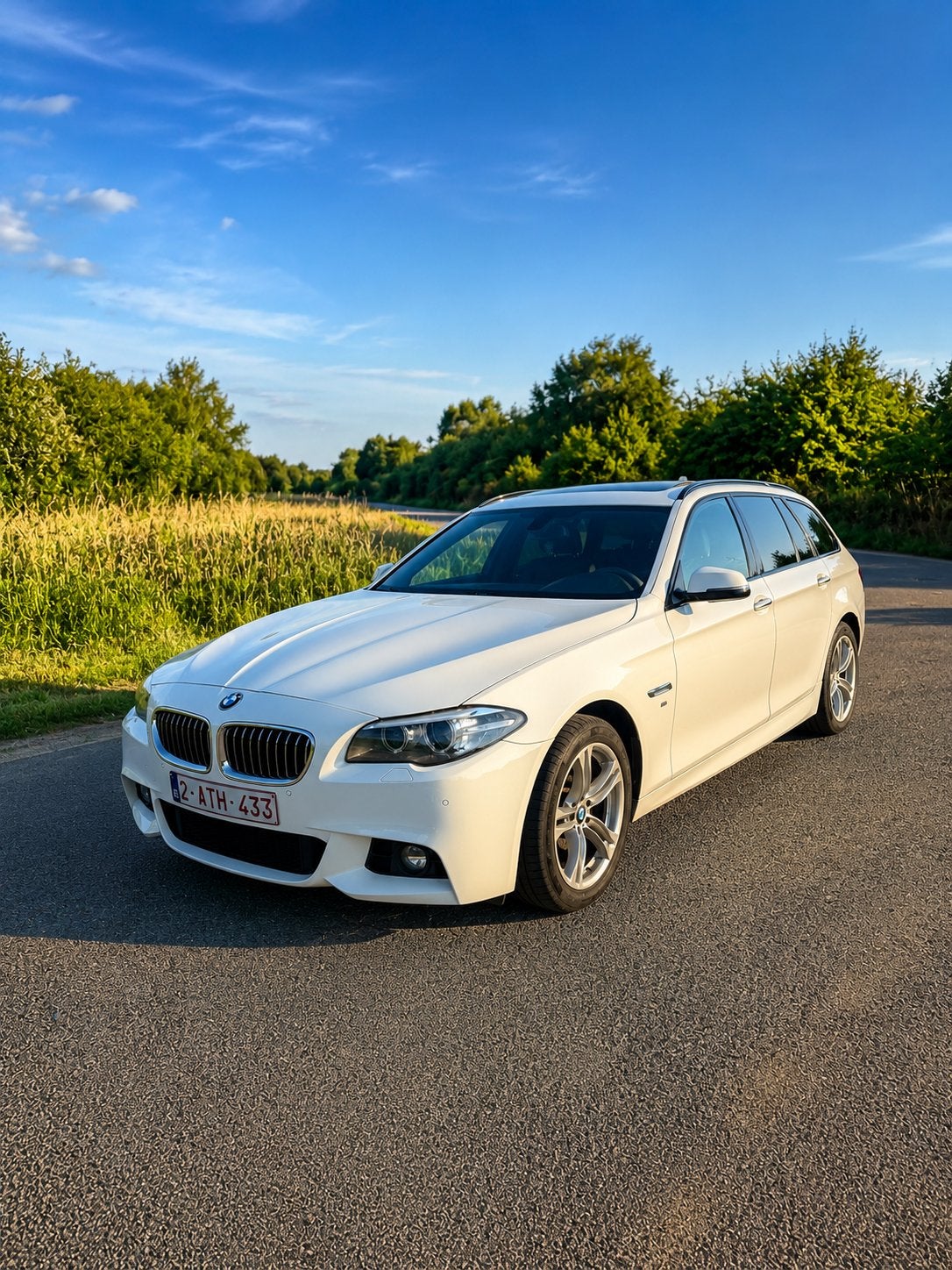 Bmw 520d xdrive full euro6 149mkm, Automaat, 4 cilinders, 4x4, Wit