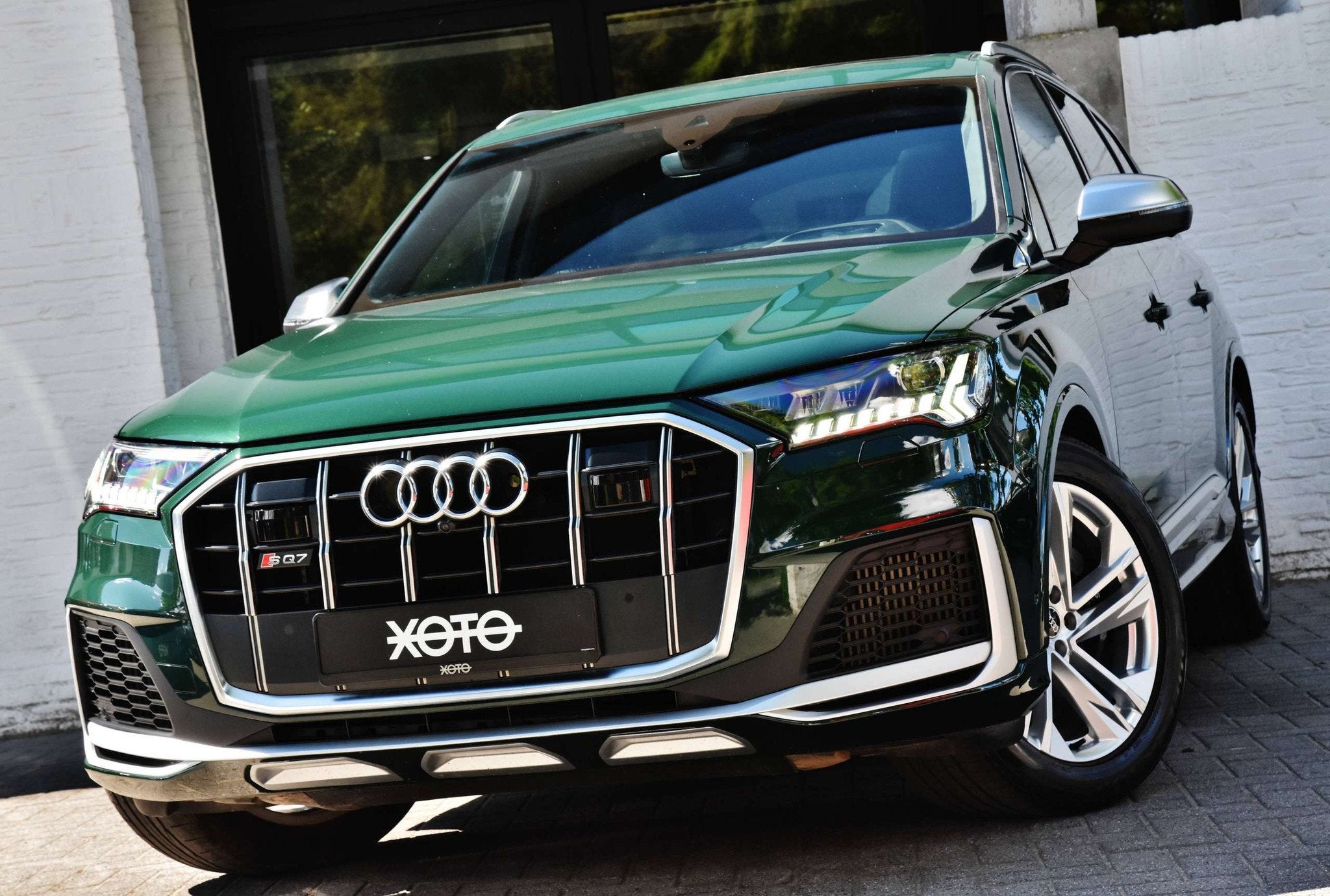 Audi SQ7 4.0 TFSi V8 QUATTRO TIPTRONIC * GOODWOOD GREEN PEAR, Autos, Audi, Cuir, SQ7, Achat, 3996 cm³