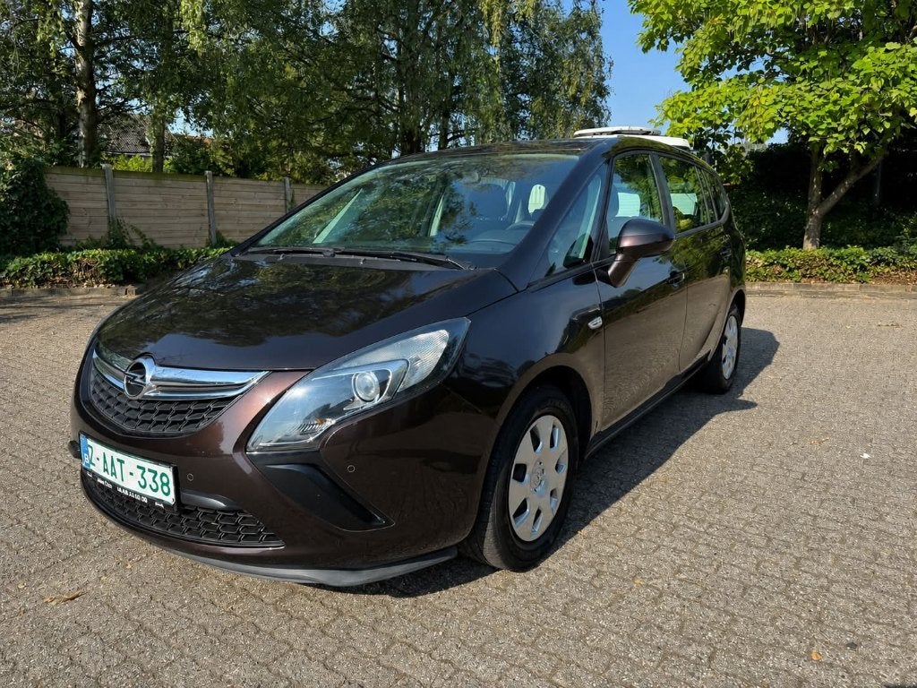 Opel Zafira 1.4 Turbo *7zitplaatsen*12 maanden garantie*, Auto's, Voorwielaandrijving, Testrit aan huis, 4 cilinders, Bruin