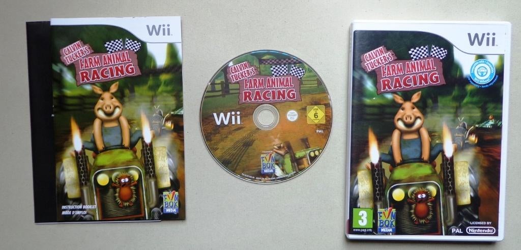 Farm Animal Racing voor de Nintendo Wii Compleet, Enlèvement ou Envoi, Comme neuf