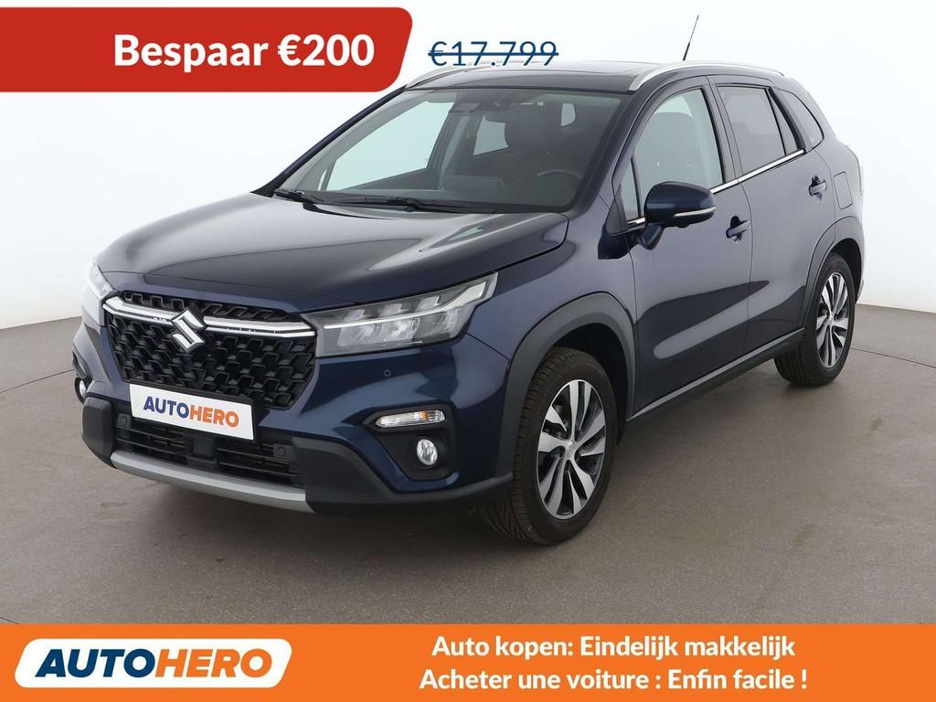 Suzuki S-Cross 1.4 BoosterJet Mild-Hybrid AllGrip Flash 4x4, Auto's, Automaat, Gebruikt, Blauw, Adaptive Cruise Control