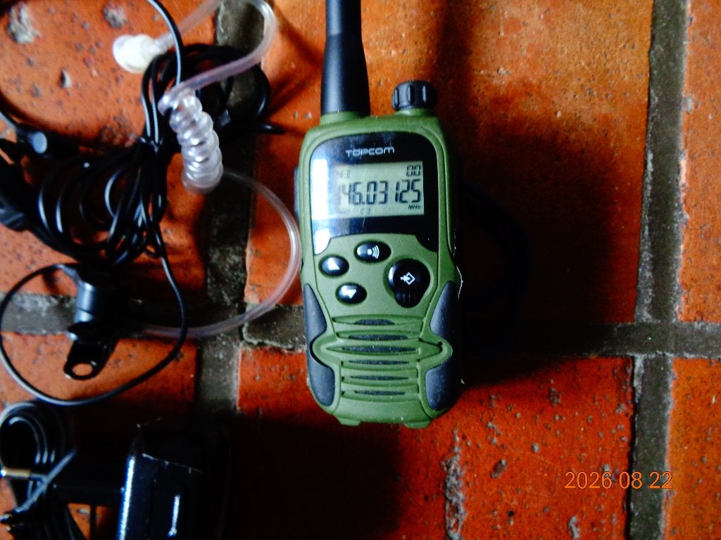 walkie talkie  Topcom, Telecommunicatie, Ophalen, Gebruikt, 2 to 5 km, Portofoon of Walkie-talkie