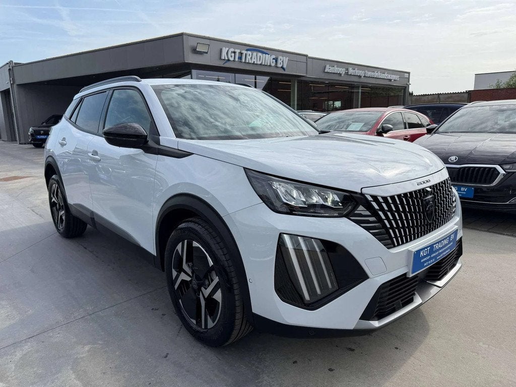 Peugeot 2008 1.2i TURBO ALLURE 360 CAMERA DODE HOEKDETECT. N, Auto's, 1263 kg, Gebruikt, 1199 cc, Wit
