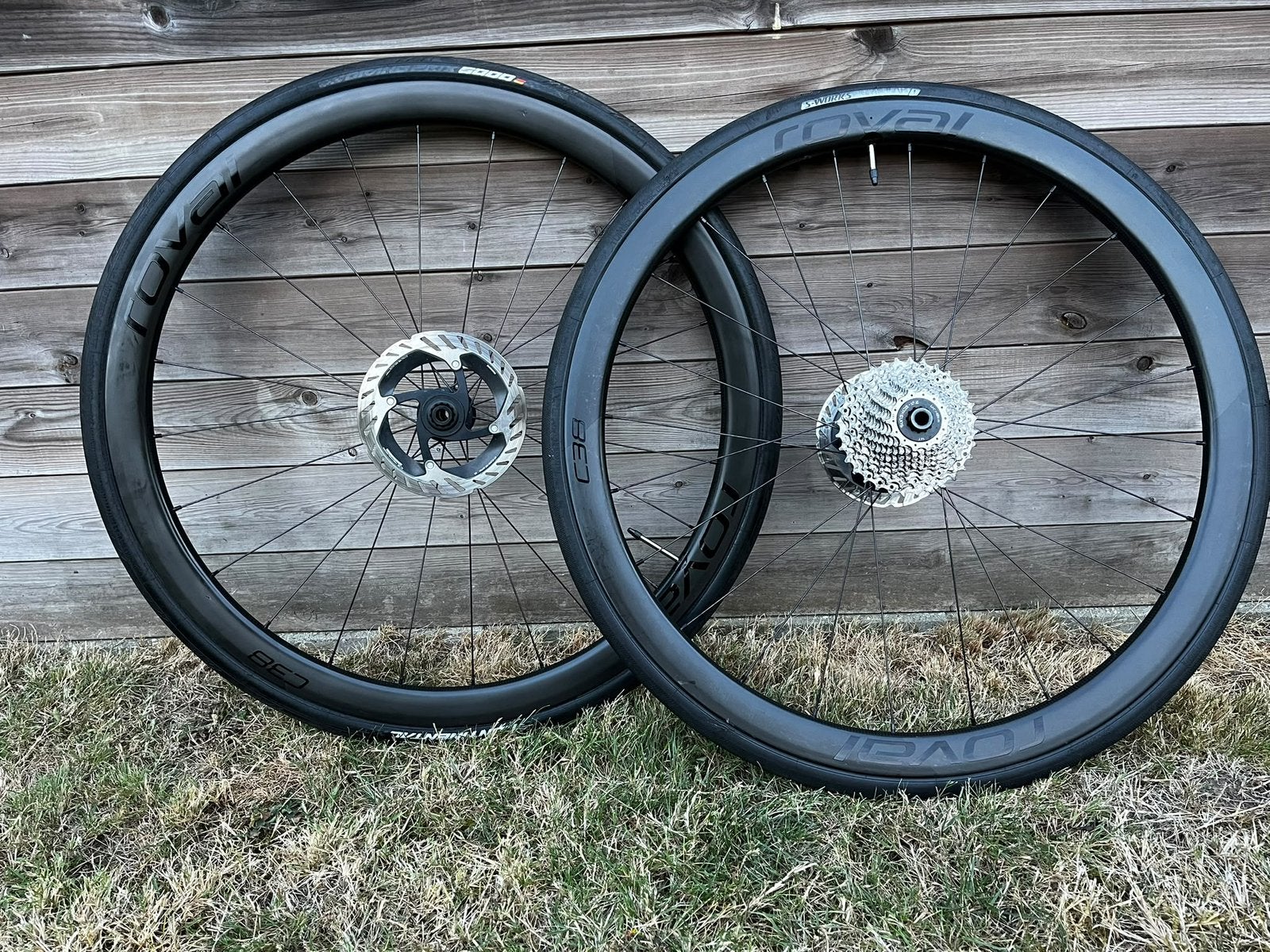 Roval Rapide C38 Carbon Wielset – Tubeless Ready, Fietsen en Brommers, Roval Carbon, Gebruikt, Racefiets, Carbon