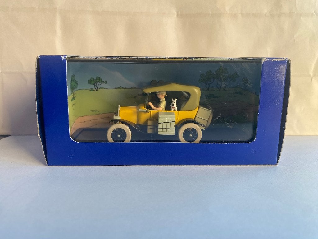 Tintin Ford T dans Tintin en Afrique 1:43 — Editions Atlas, Enlèvement ou Envoi, Tintin, Comme neuf, Statue ou Figurine
