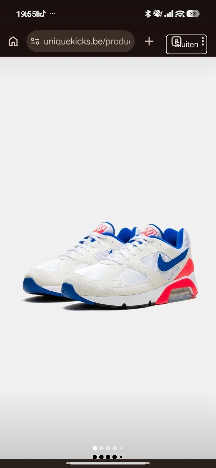 Nike Air Max 180 ultramarine 42, Enlèvement ou Envoi