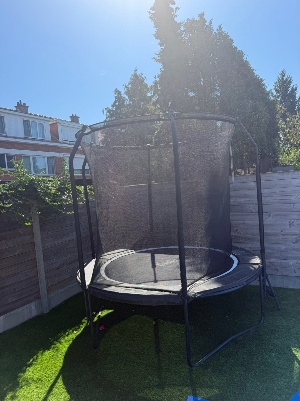 Salta trampoline 250cm first class met ladder en doek, Ophalen, Zo goed als nieuw