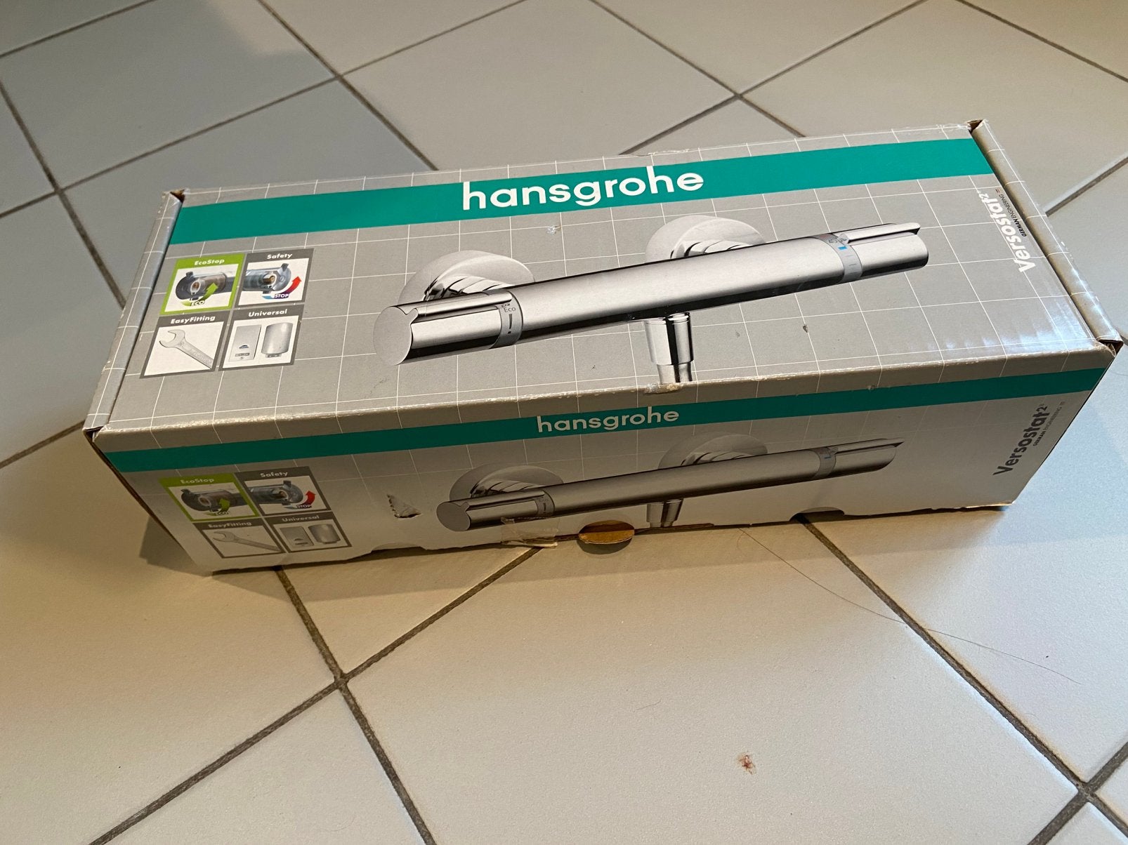 Hansgrohe Versostat² thermostatische douchemengkraan, Ophalen, Nieuw, Chroom, Douche