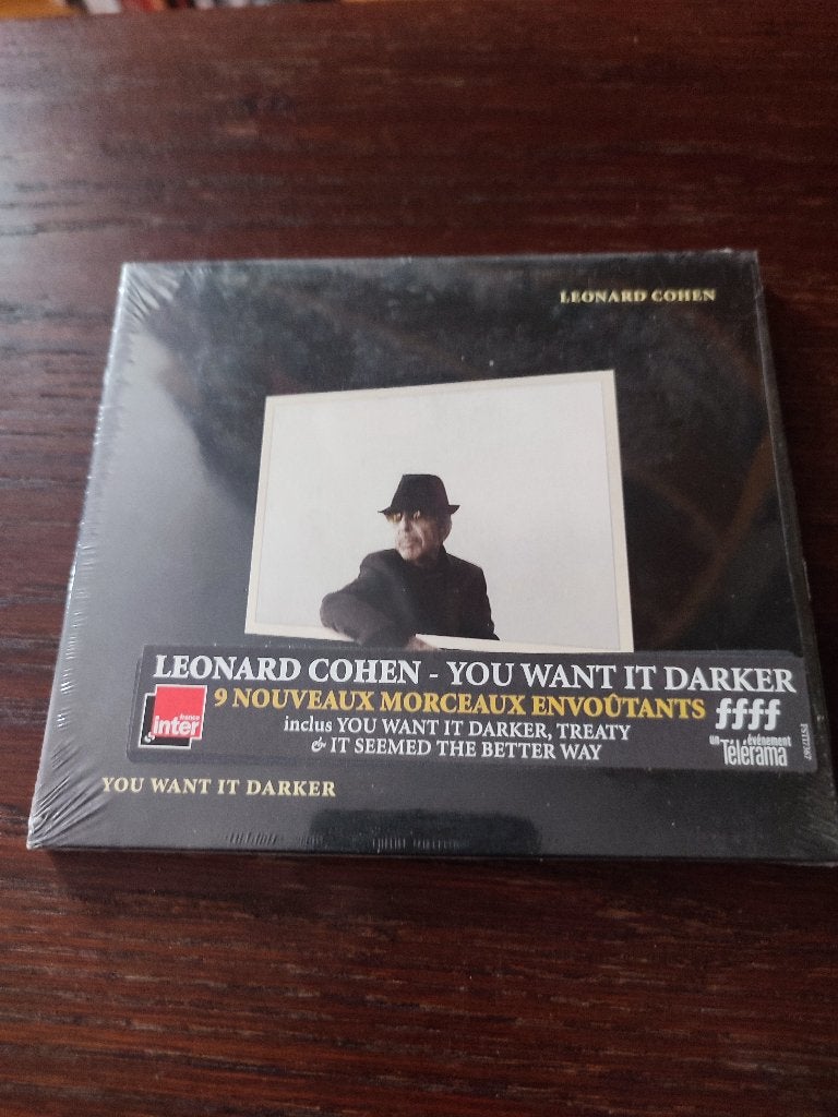 LEONARD COHEN - You Want It Darker (cd neuf), Enlèvement ou Envoi, Neuf, dans son emballage, Album
