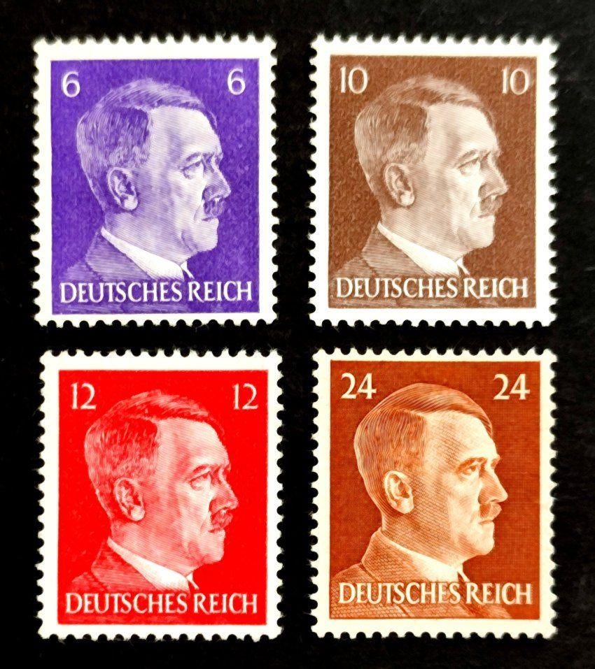 Deutsches Reich:4x A.Hitler 01/08/1941 POSTFRIS, Enlèvement ou Envoi, Autres périodes, Non oblitéré