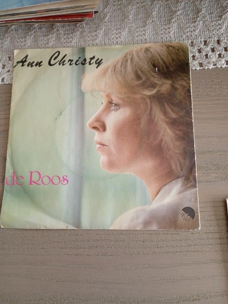Ann Christy - De roos, En néerlandais, Pochette photo, 7 inch, Utilisé