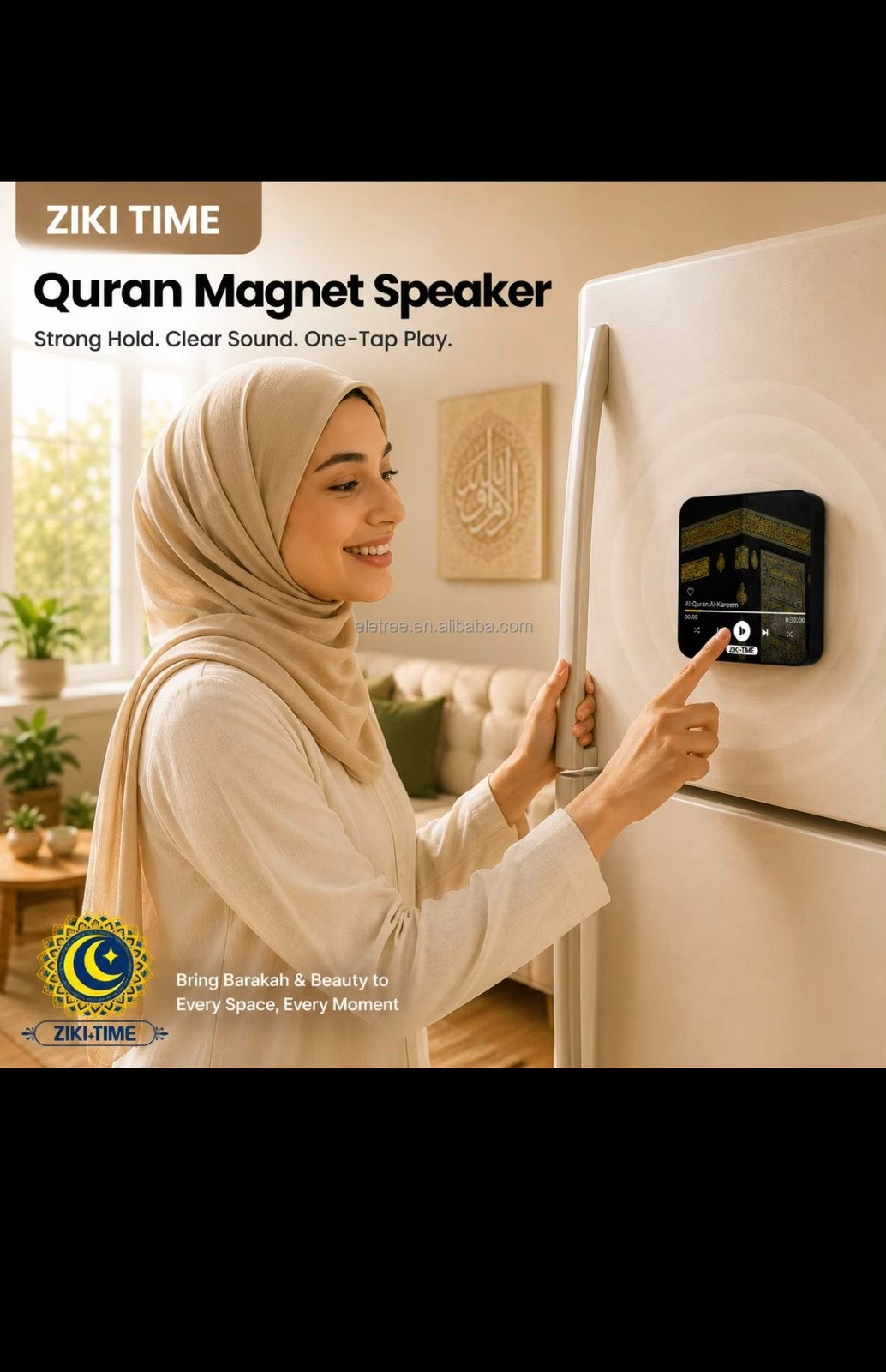 Quran Recitation Audio Fridge Magnet Gift Set, Enlèvement ou Envoi