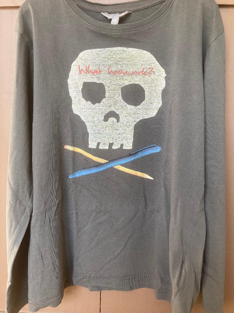 Tee-shirt ML - 12 ans, Kinderen en Baby's, Kinderkleding | Maat 152, Ophalen, Gebruikt, JBC, Shirt of Longsleeve