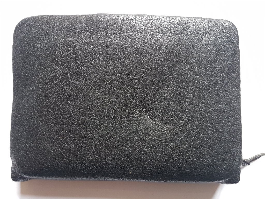 Portemonnee 8 x 11 cm, Ophalen of Verzenden, Gebruikt, Zwart