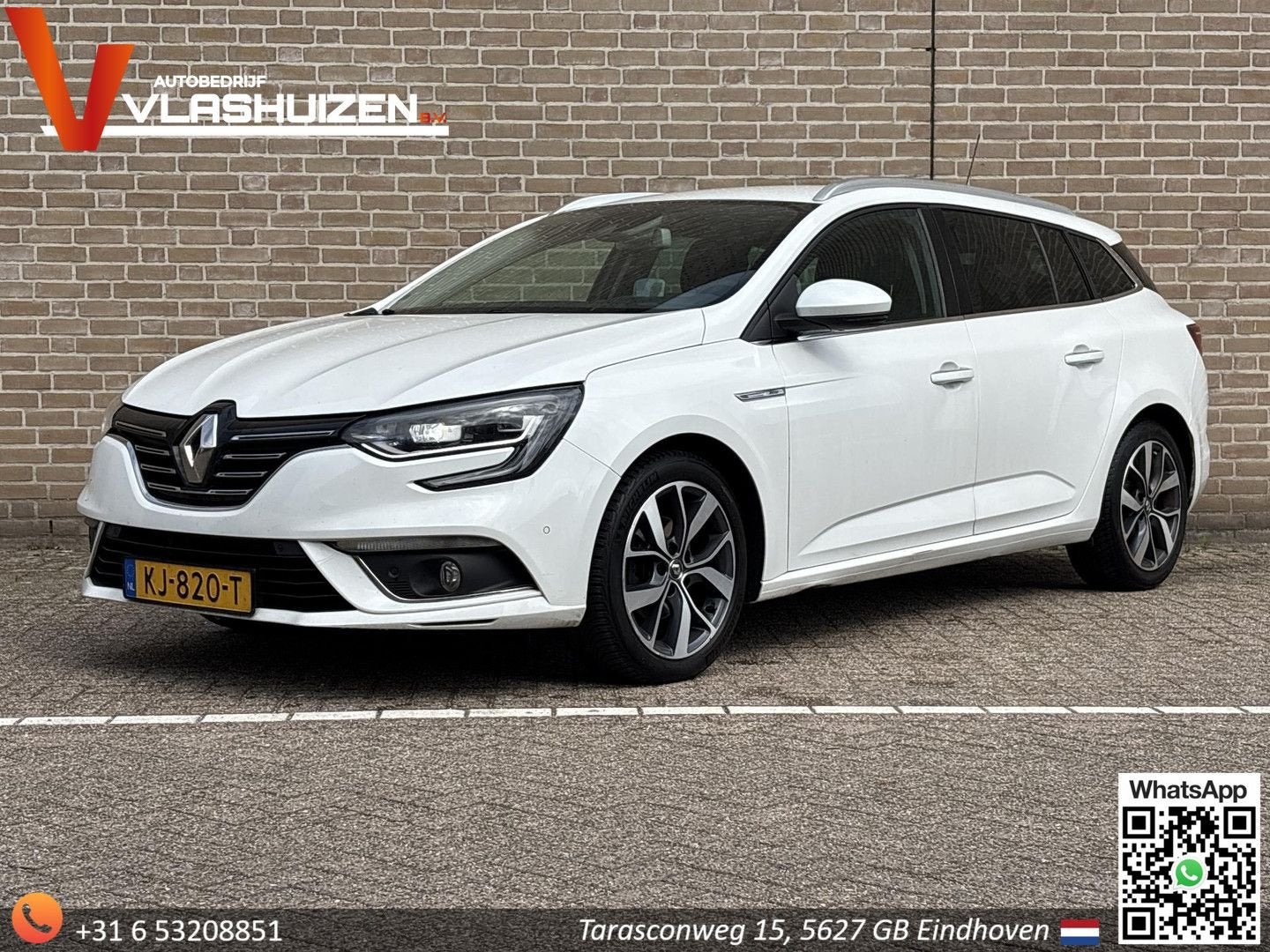 Renault Megane Estate 1.5 dCi Bose | € 5.750,- NETTO!| Leder, Achat, Entreprise, Boîte manuelle, Noir
