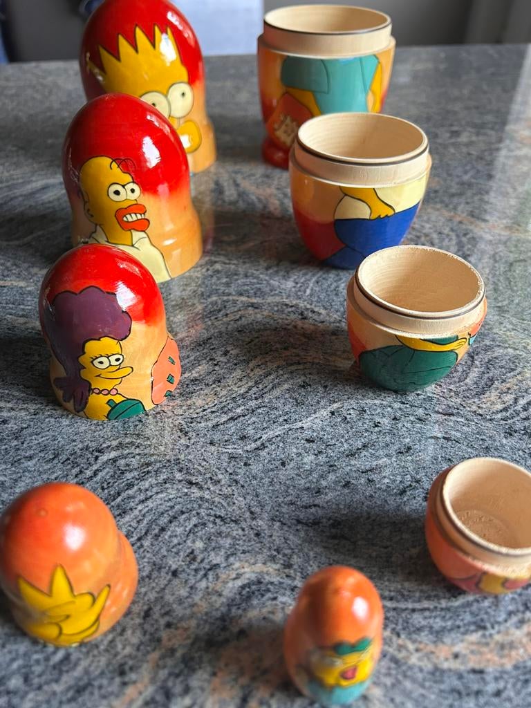 The Simpsons matroesjka’s, Verzamelen, Ophalen of Verzenden, Zo goed als nieuw