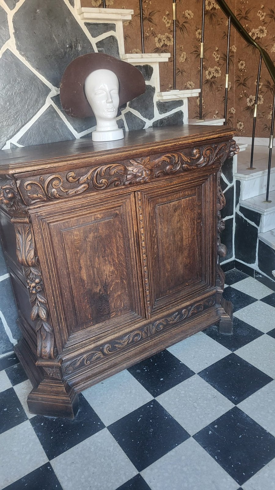 Schitterend antiek Mechels dressoir 19de eeuw, Enlèvement