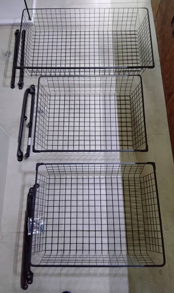 3 draadmanden voor Ikea kleerkast, Ophalen, Zo goed als nieuw, Metaal