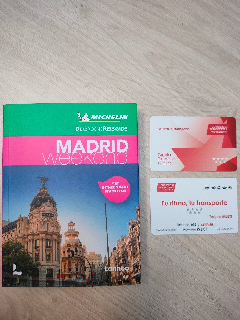 Madrid reisgids + 2 metrokaarten, Michelin, Europa, Nieuw, Ophalen of Verzenden