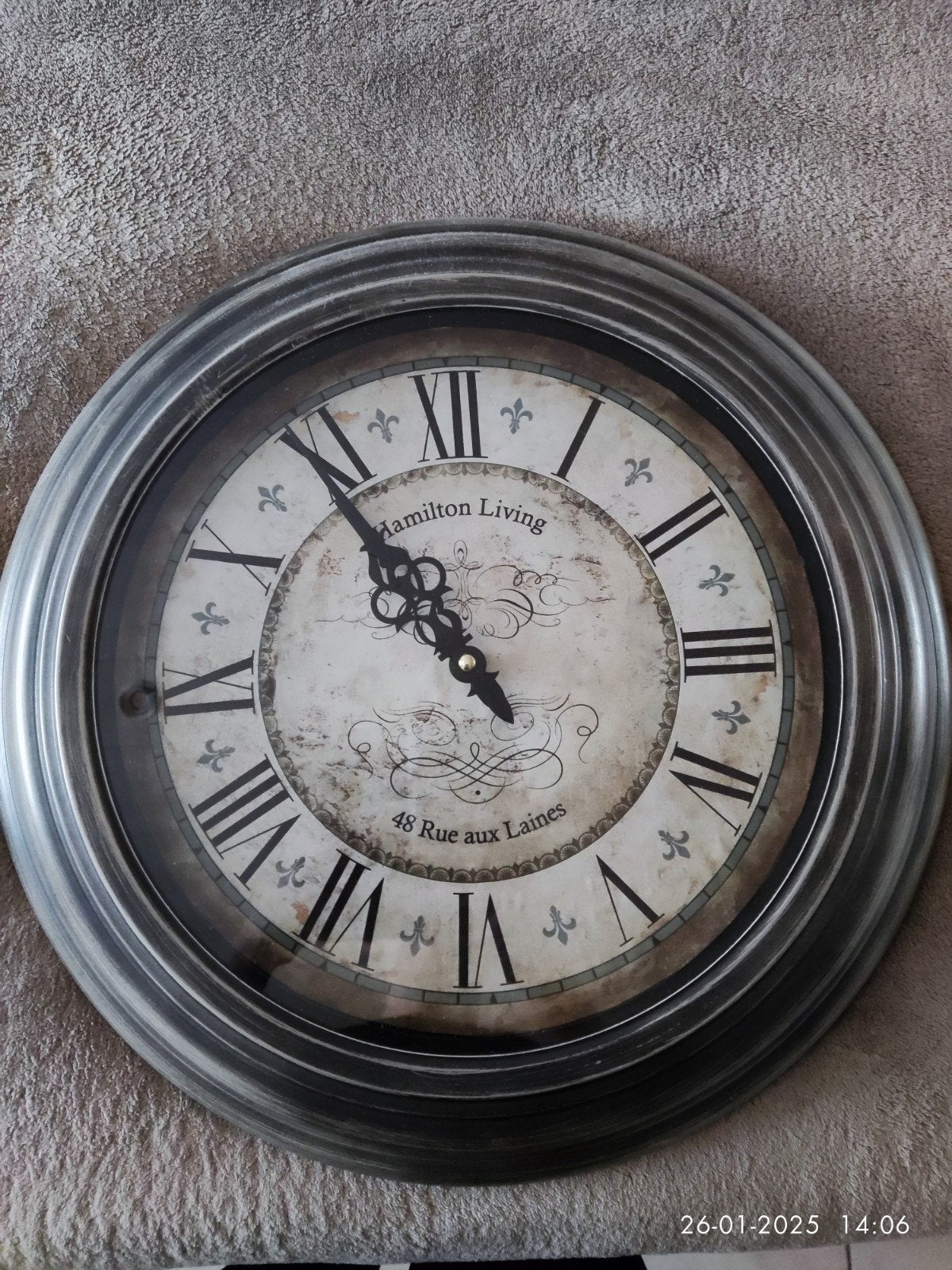 Horloge murale Hamilton Living, Maison & Meubles, Accessoires pour la Maison | Horloges, Enlèvement, Analogique, Horloge murale