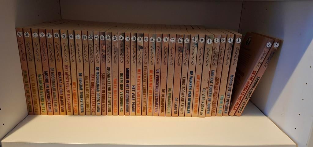 Agatha Christie - complete reeks van 65 boekjes, Boeken, Ophalen, Gelezen, Agatha Christie