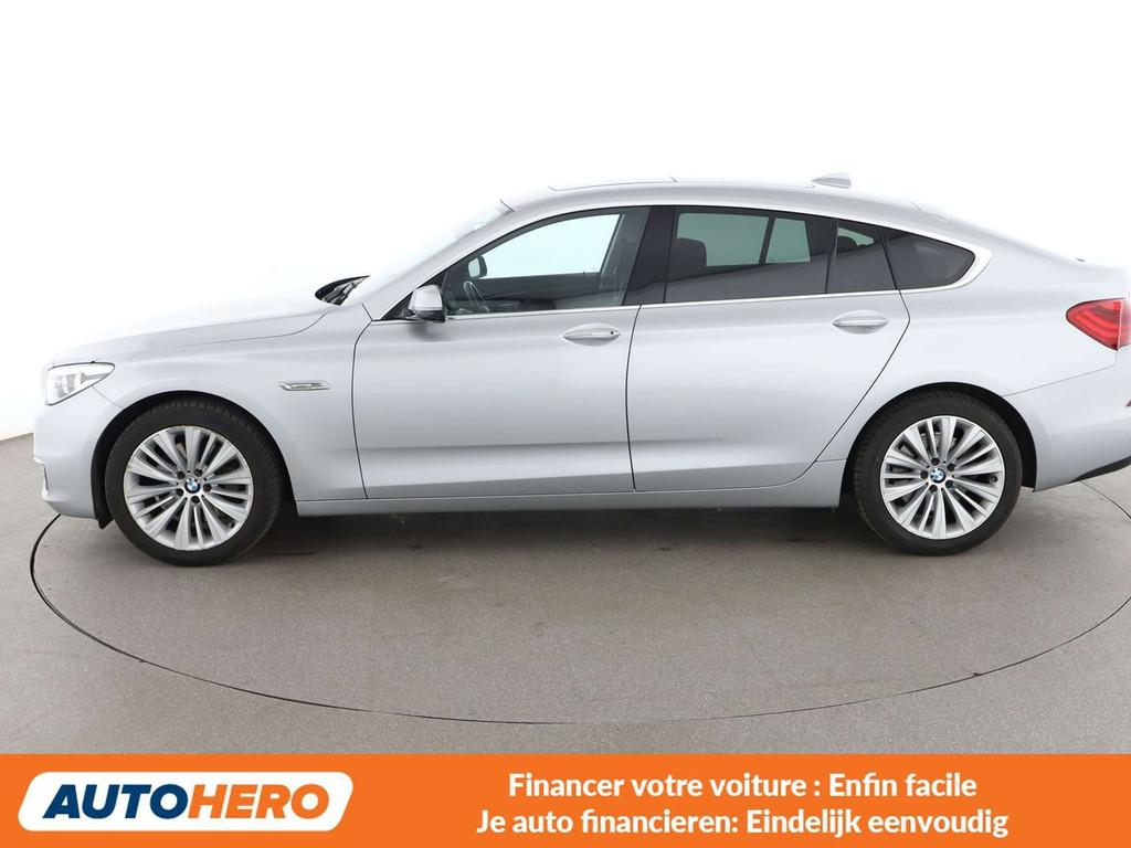 BMW 5 Serie 520 520d GT (bj 2017, automaat), Auto's, Achterwielaandrijving, Lichtsensor, 5 deurs, Zilver of Grijs