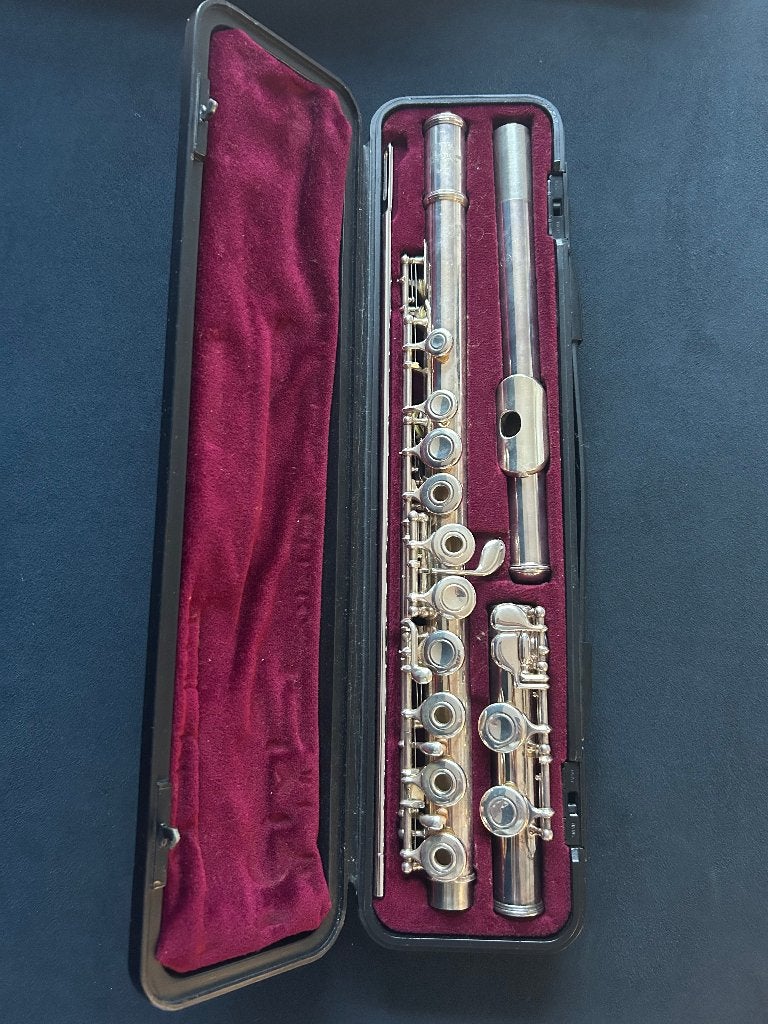 Yamaha dwarsfluit, Musique & Instruments, Enlèvement ou Envoi, Utilisé, Flûte traversière, Avec valise ou sac