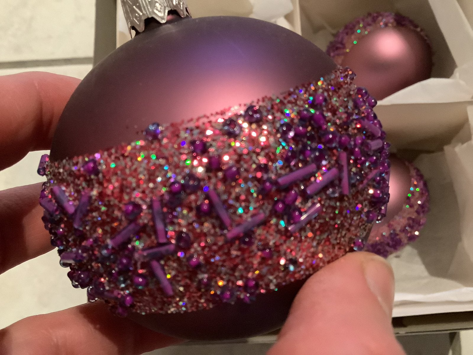 Mooie glazen kerstballen, Enlèvement, Comme neuf