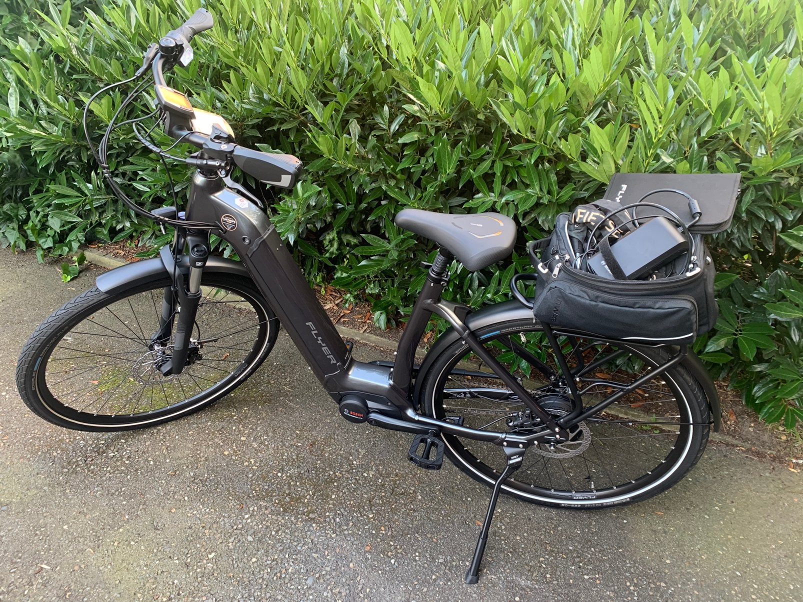 Elektrische damesfiets flyer  maat M 49CM, Fietsen en Brommers, Ophalen, Zo goed als nieuw