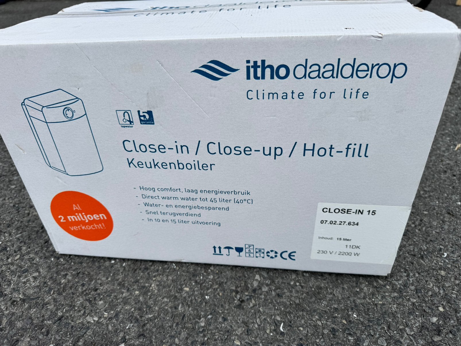 Warm water boiler - nieuw, Ophalen, Nieuw