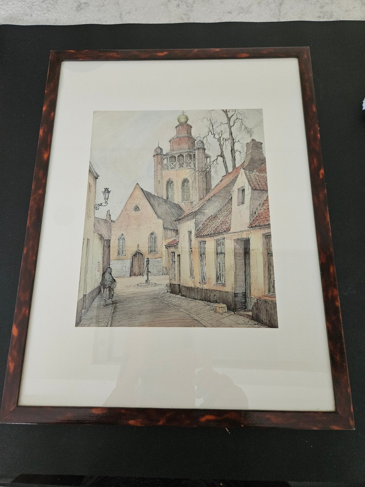 M. Dousselaere: Jeruzalemkerk Brugge, Enlèvement ou Envoi, Encadré