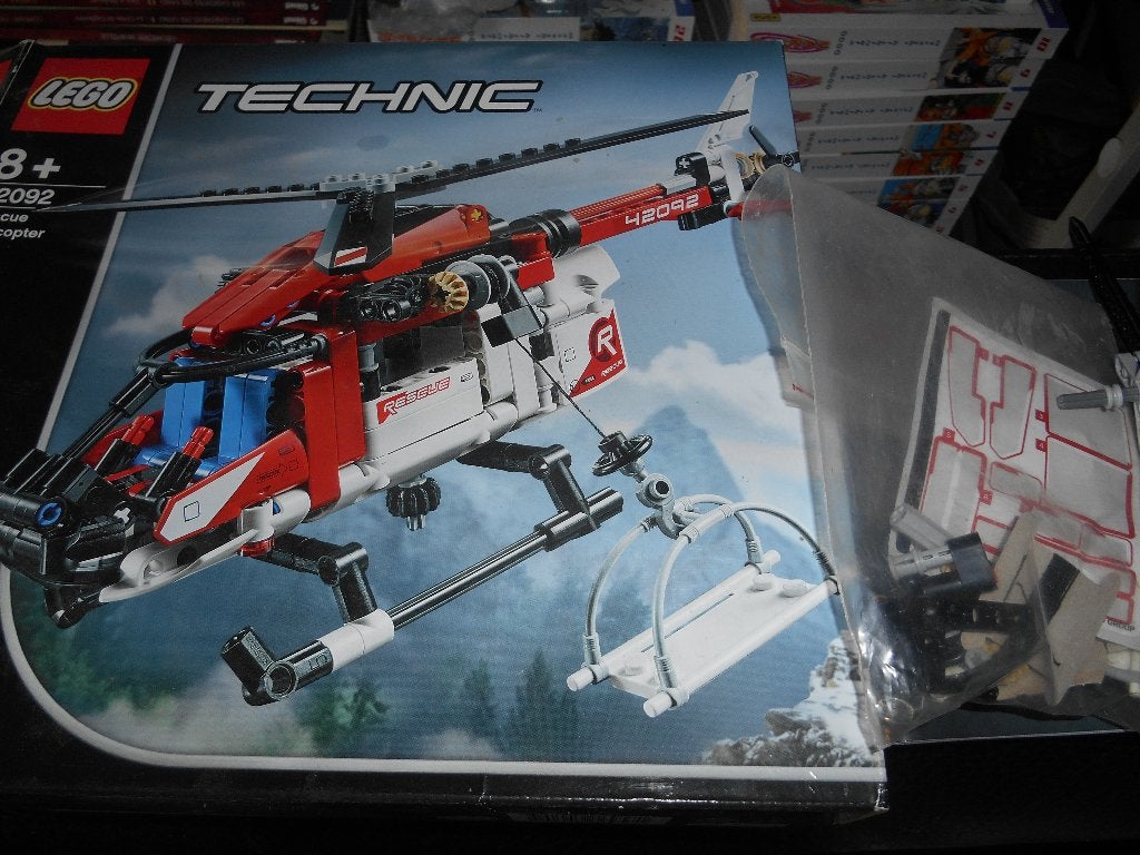 LEGO Technic 42092 Hélicoptère Rescue, Ophalen of Verzenden, Lego, Technic