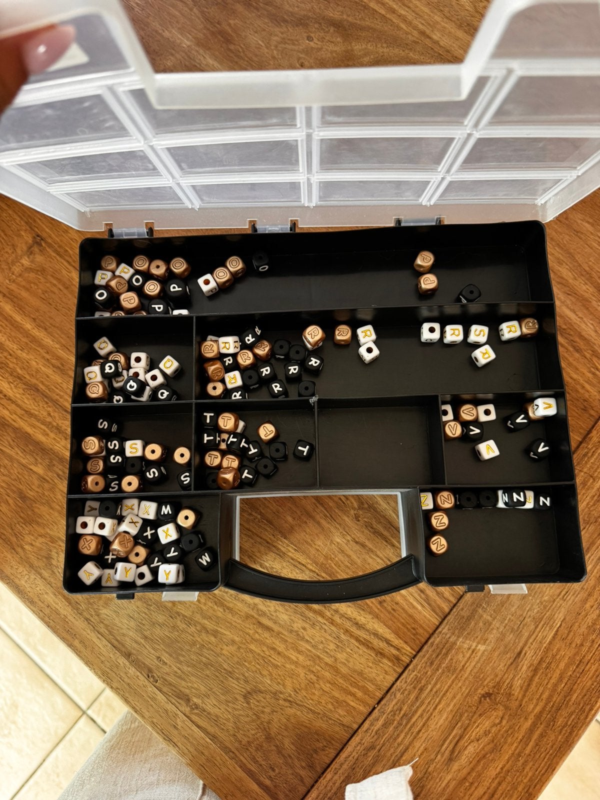 Silicone en houten letterkralen, Ophalen of Verzenden, Nieuw