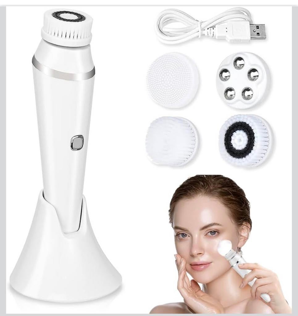 Brosse Nettoyante Visage Électrique, Rechargeable, Enlèvement, Neuf, Tout le visage, Nettoyage