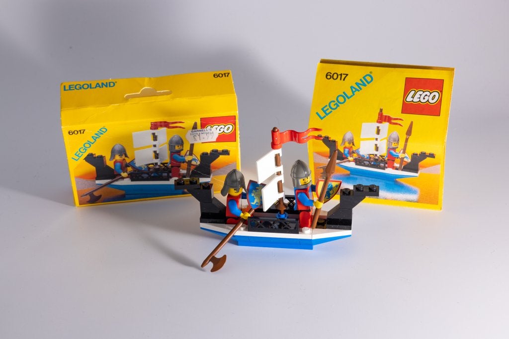 LEGO 6017 King's Oarsmen (1987) - compleet, Kinderen en Baby's, Speelgoed | Duplo en Lego, Gebruikt, Lego, Complete set, Compleet
