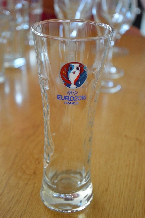 Carlsberg Euro 2016 bierglas, Ophalen of Verzenden, Zo goed als nieuw, Bierglas