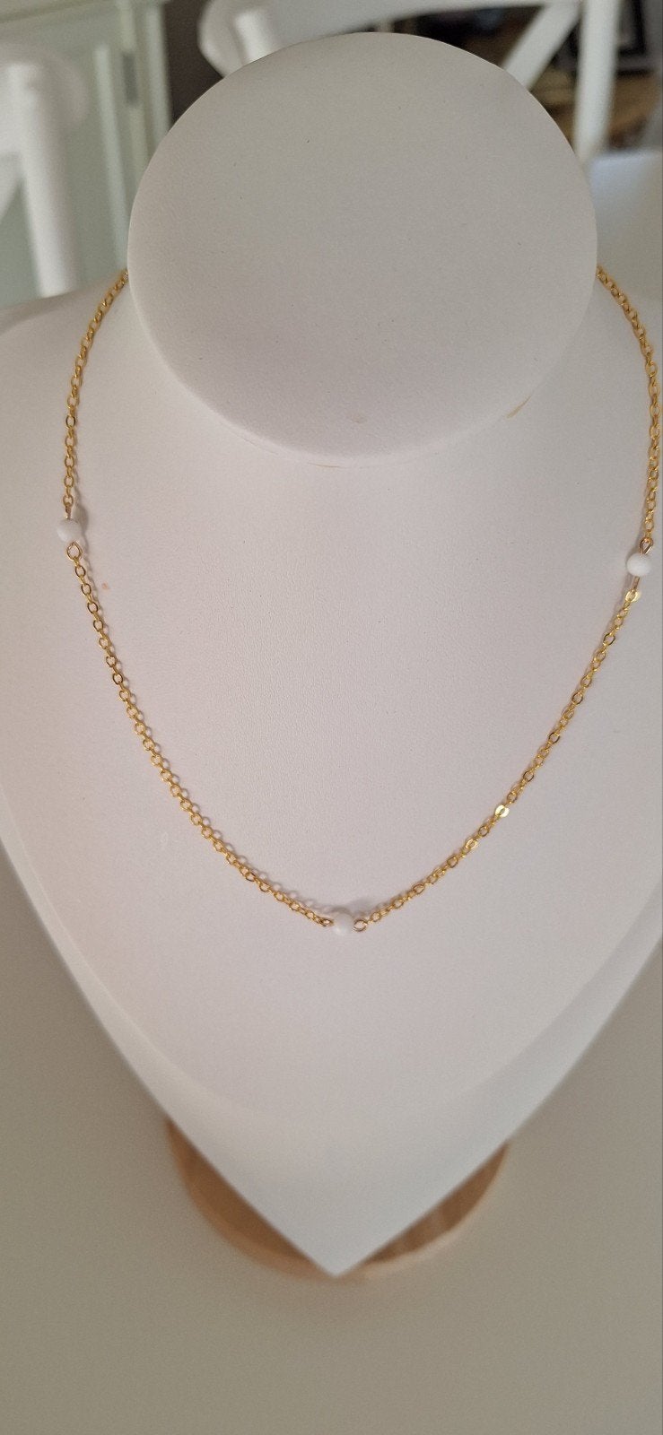 Ketting, Bijoux, Sacs & Beauté, Envoi, Neuf, Jaune, Autres matériaux
