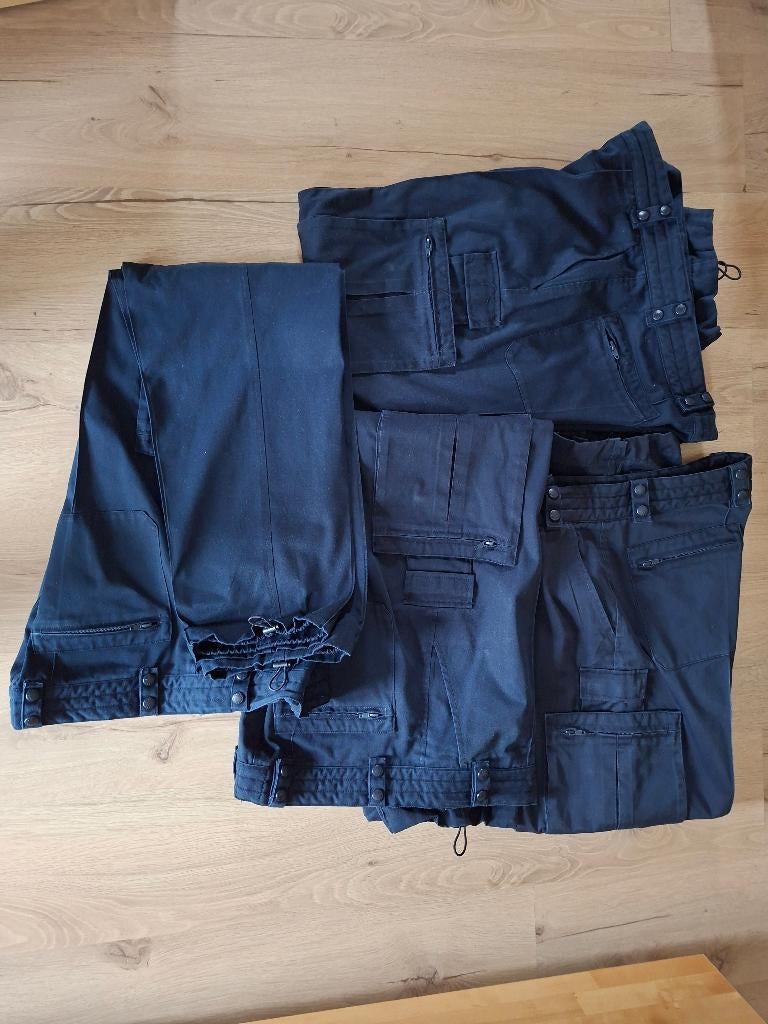 4 pentalons GK pro sécurité police 46, Ophalen of Verzenden, Gedragen, Blauw