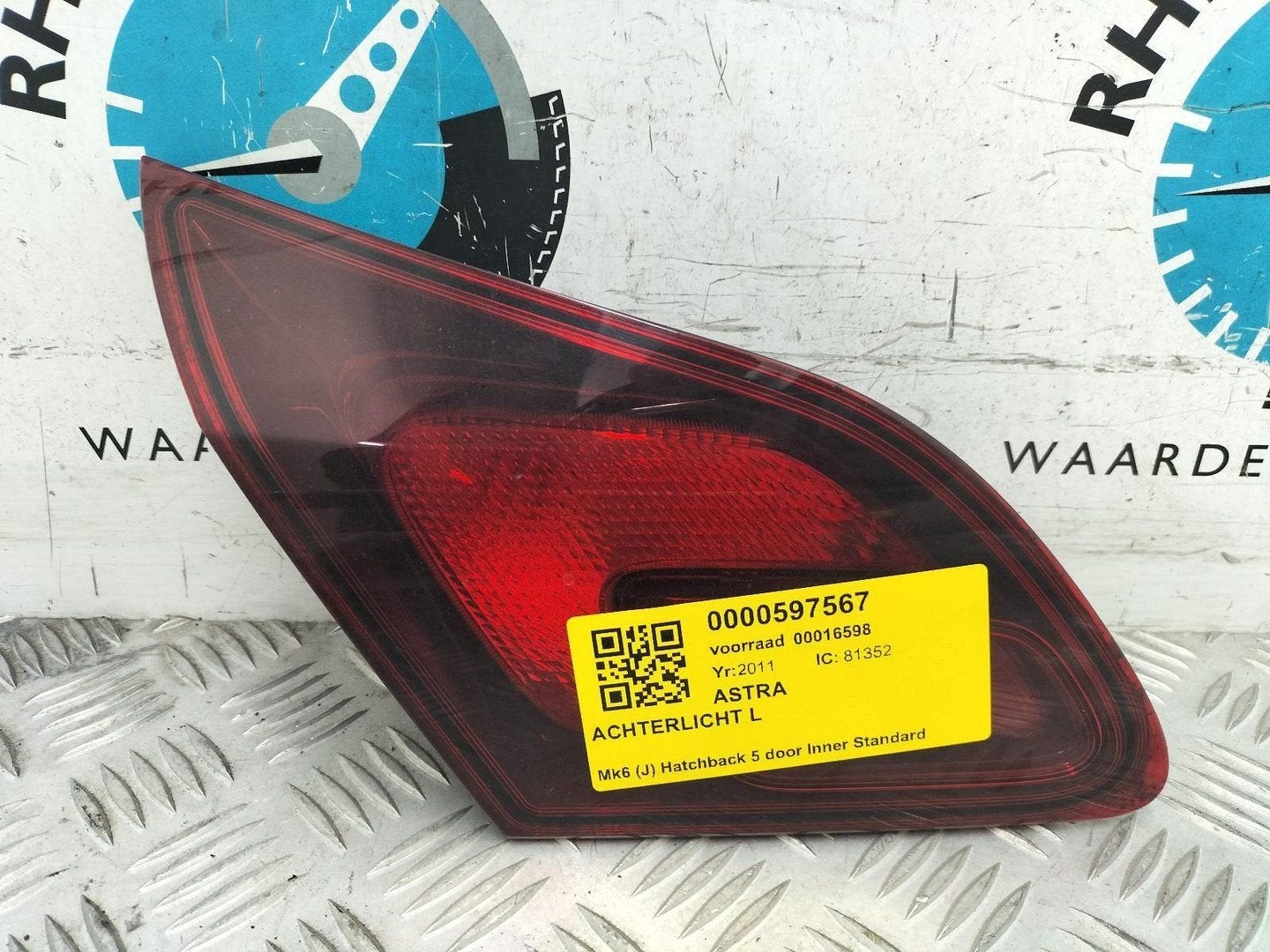 OPEL ASTRA 1.4 Turbo Cosmo  ACHTERLICHT L 2011, Autos : Pièces & Accessoires, Éclairage, Utilisé, ARN reconnu, Stiba membre, Reconnu durable